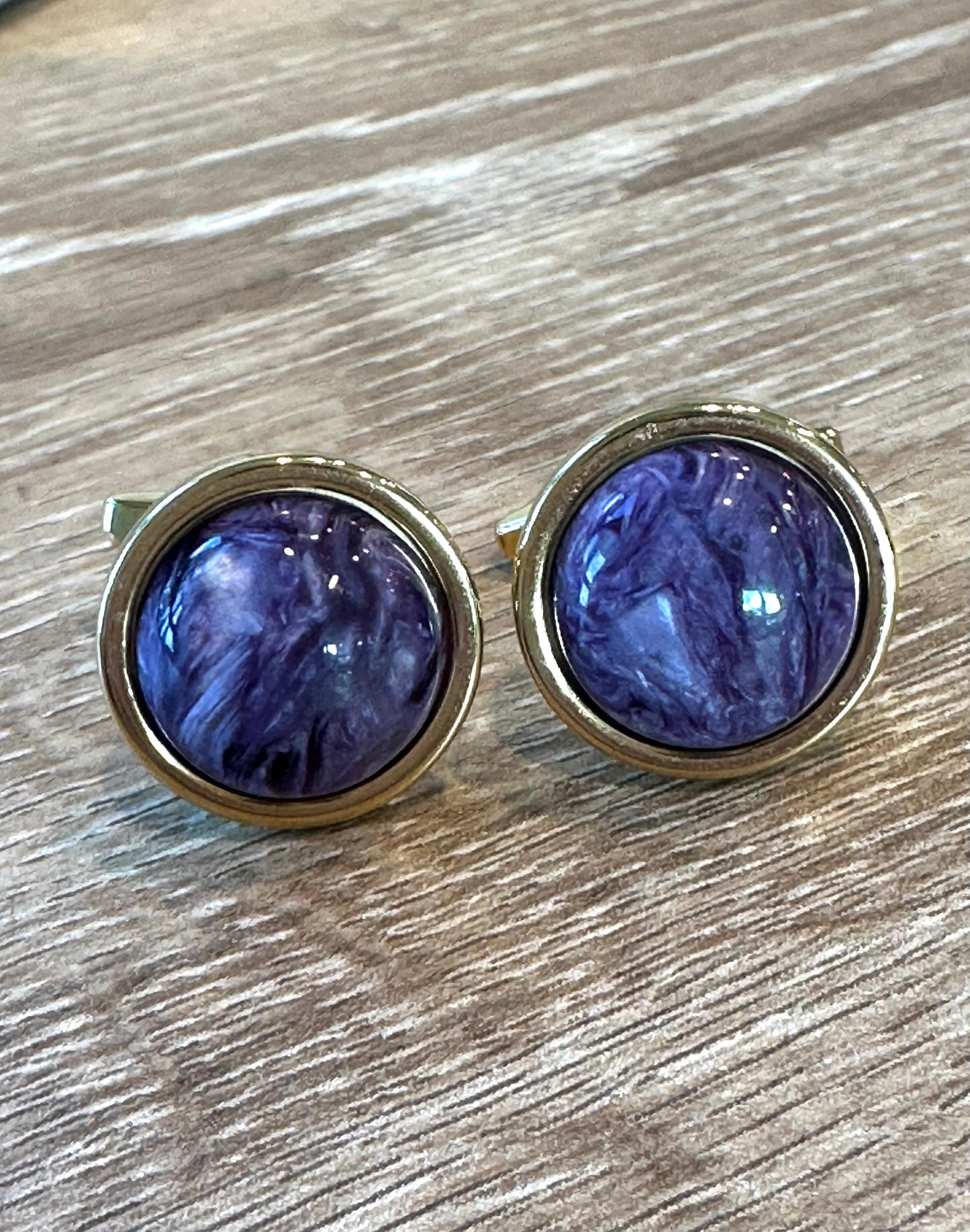 Charoite Cufflinks
