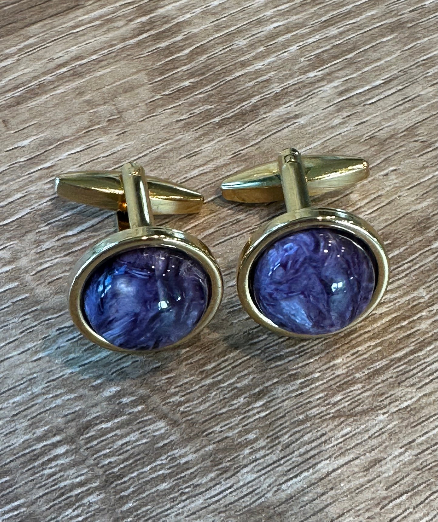 Charoite Cufflinks