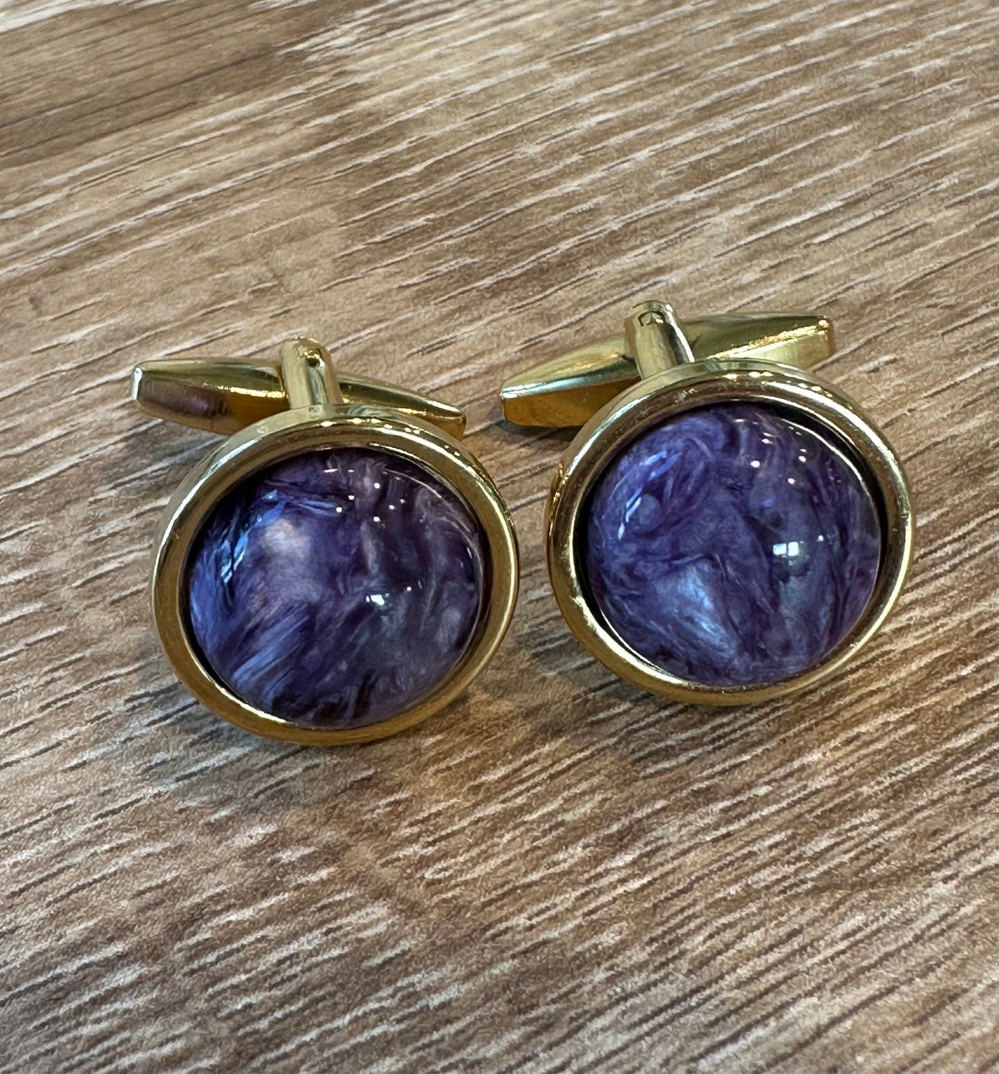 Charoite Cufflinks