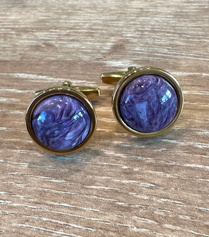 Charoite Cufflinks