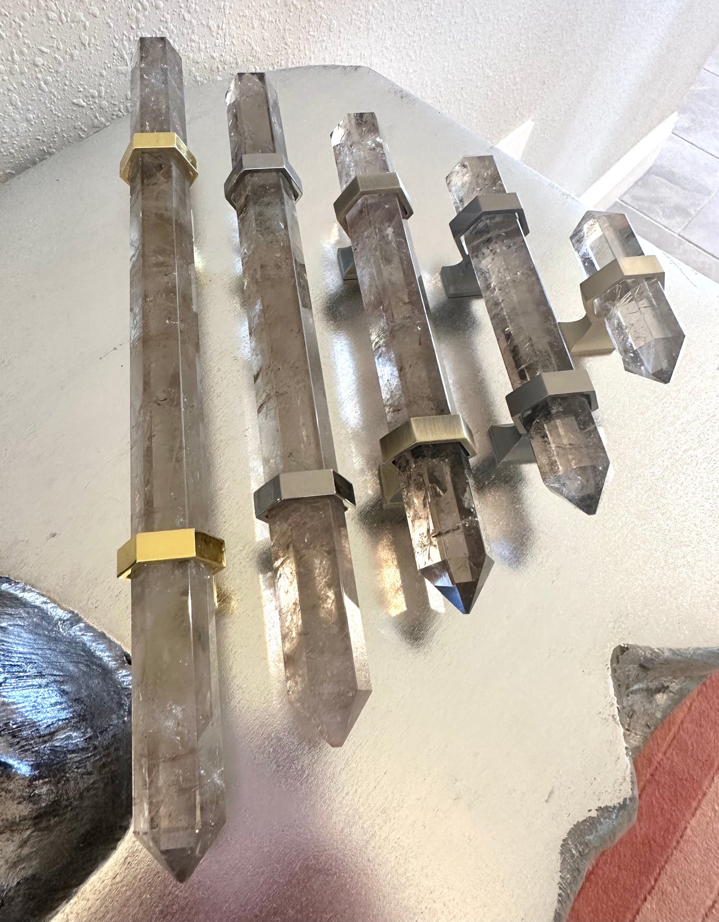 Smoky Quartz Handle