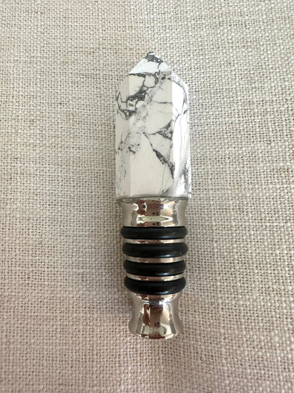 White Marble Wine Stopper
