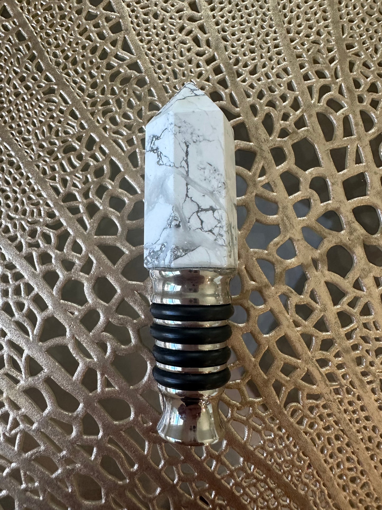 White Marble Wine Stopper
