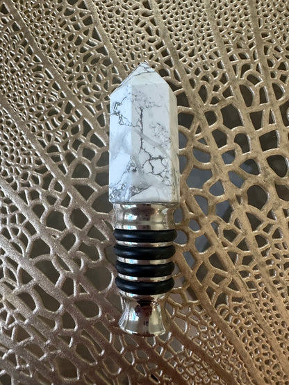 White Marble Wine Stopper