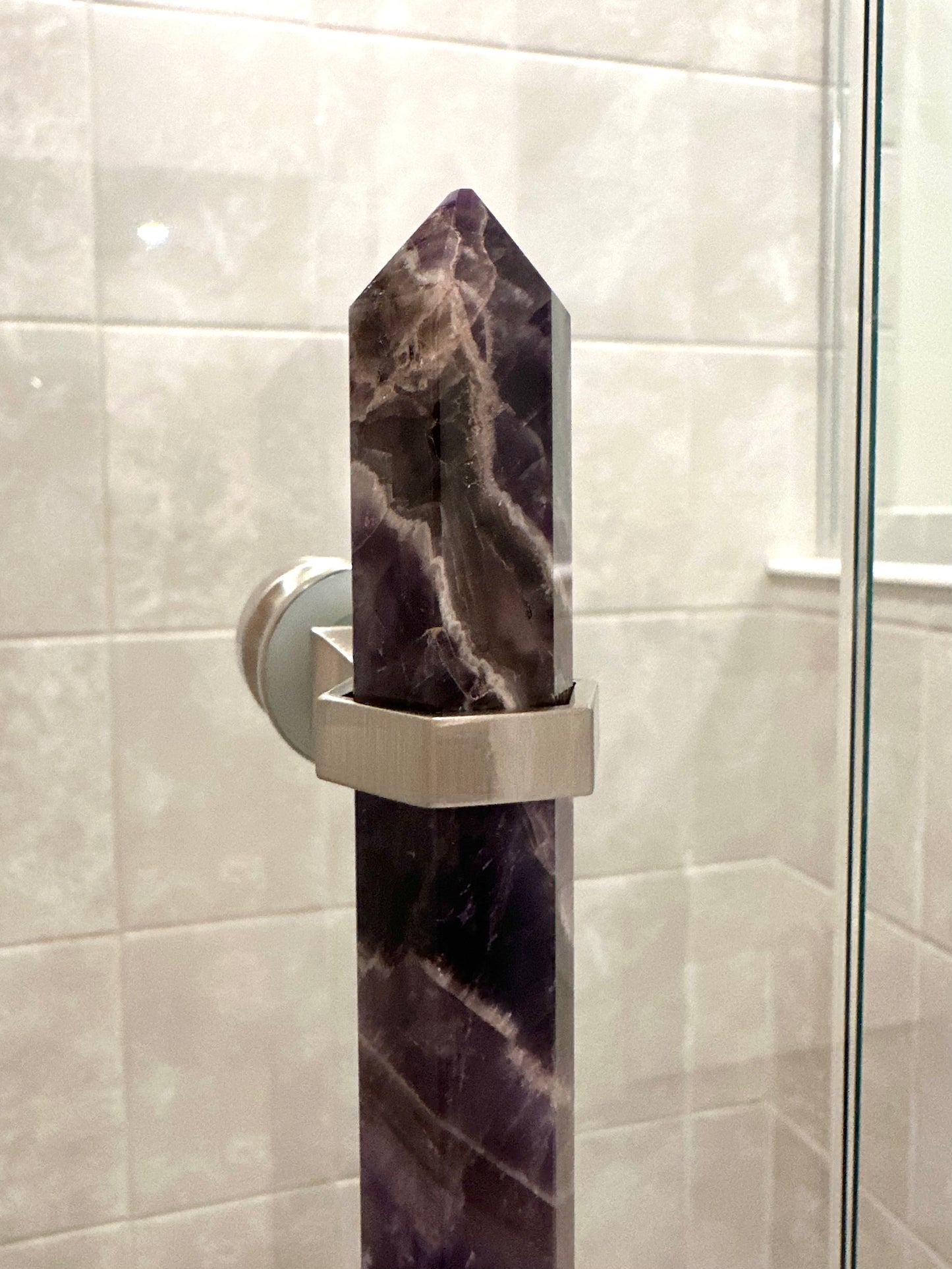 Amethyst Shower Handle