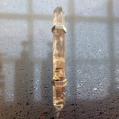 Smoky Quartz Shower Door Handle