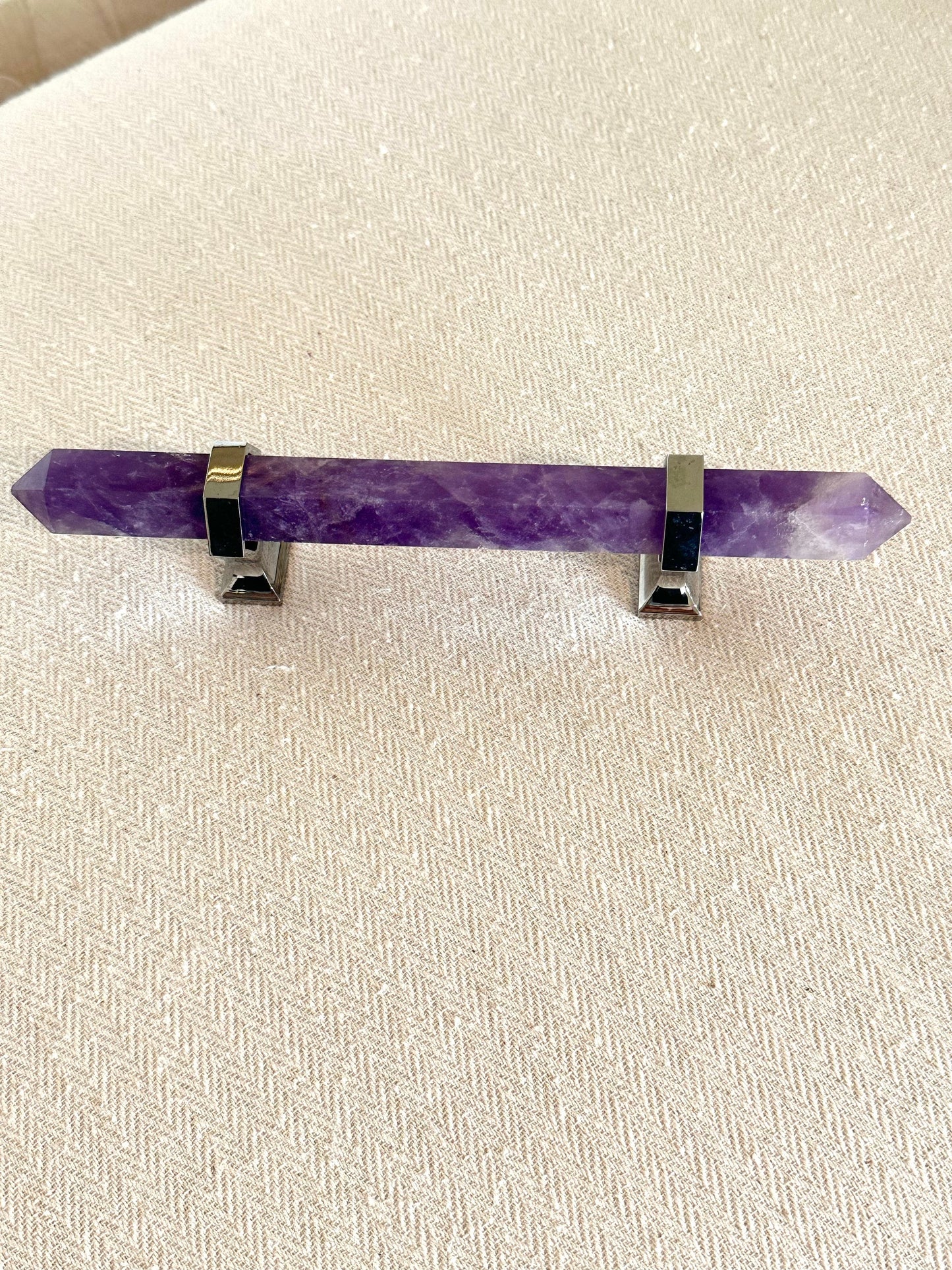 Amethyst Crystal Handle