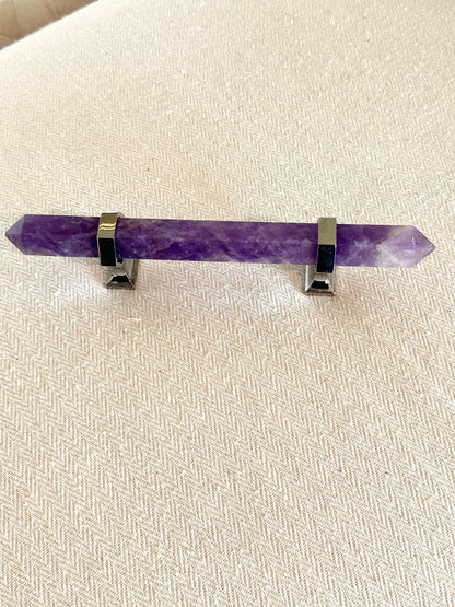 Amethyst Crystal Handle