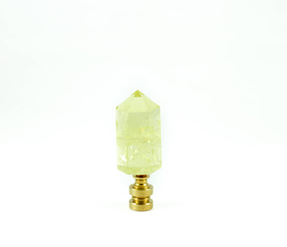 Citrine Crystal Point Lamp Finial