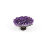 Dark Purple Amethyst Geode Knob
