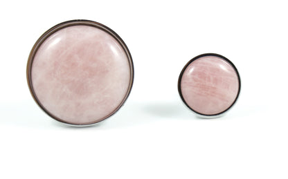 Large Rose Quartz Knob