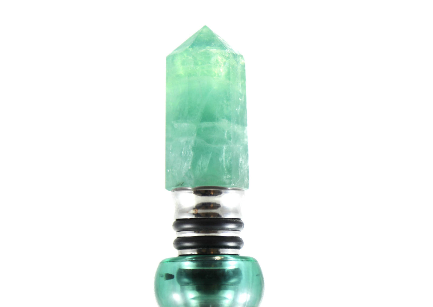Green Fluorite Wine Stopper