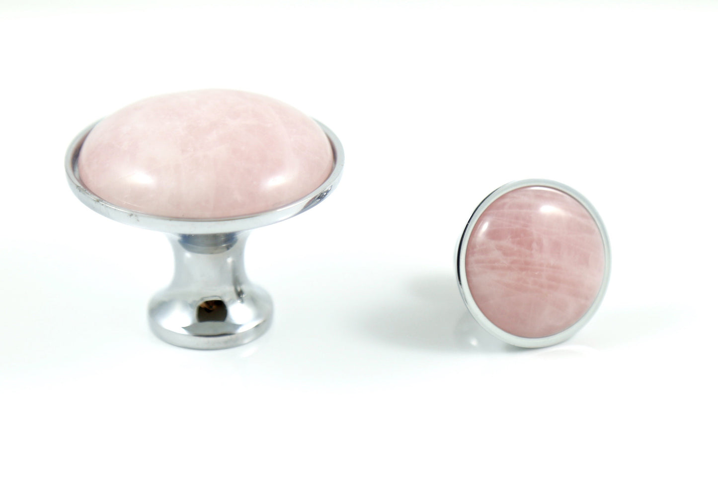 Large Rose Quartz Knob