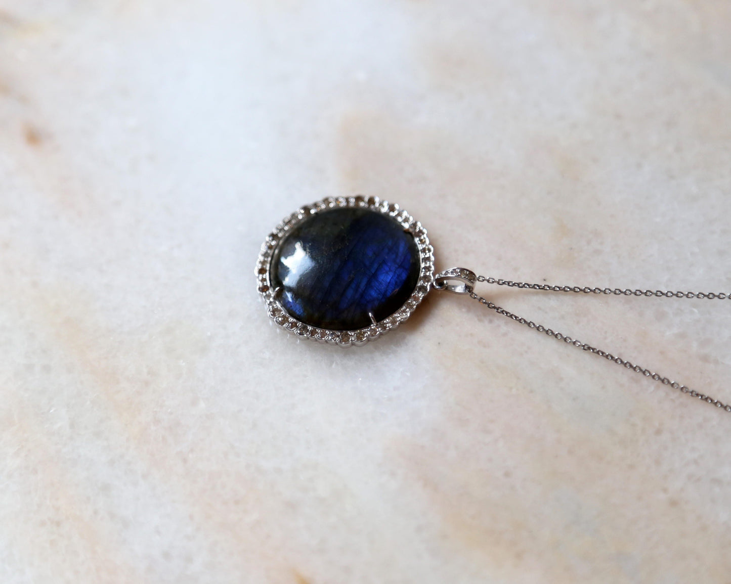 Large Labradorite Pendant