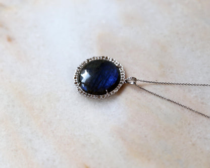 Large Labradorite Pendant