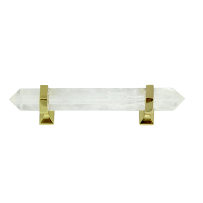Clear Quartz Crystal Handle