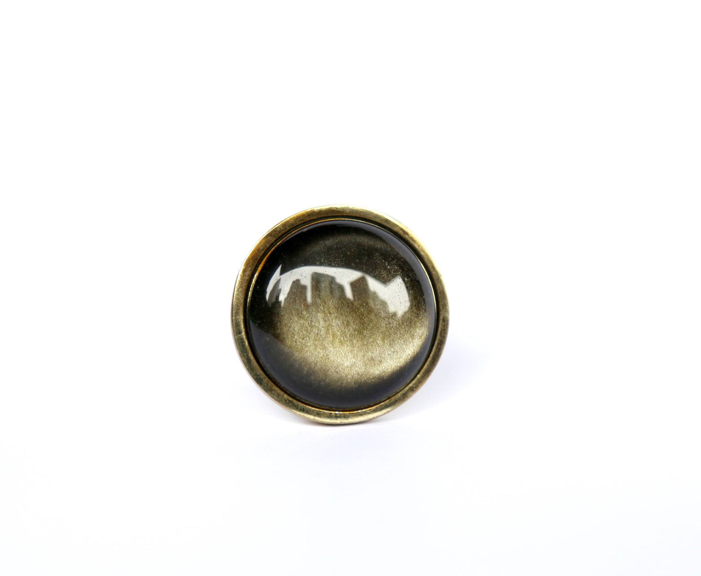 Gold Obsidian Knob