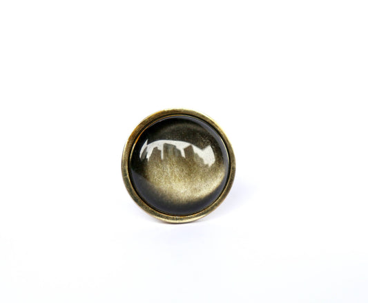 Gold Obsidian Knob