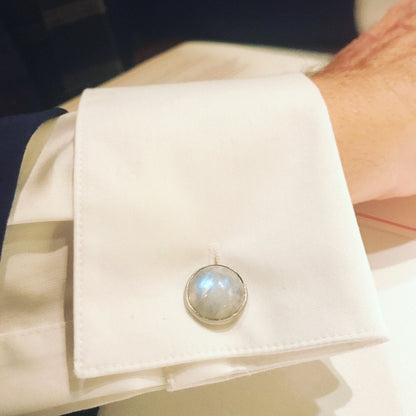 Rainbow Moonstoon Cufflinks