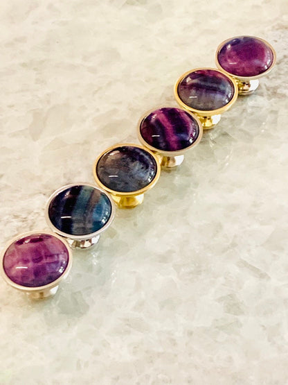 Rainbow Fluorite Knob