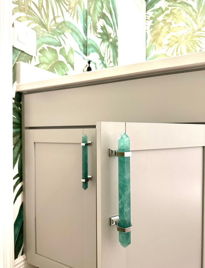 Green Fluorite Handle
