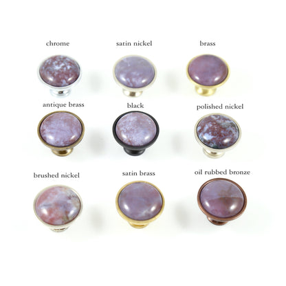 Red Indian Agate Knob