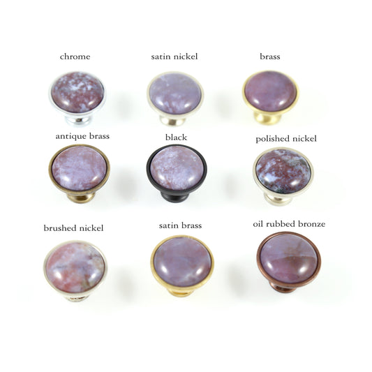 Red Indian Agate Knob