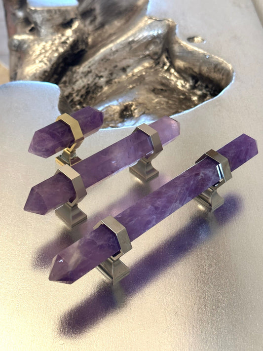Amethyst Crystal Handle