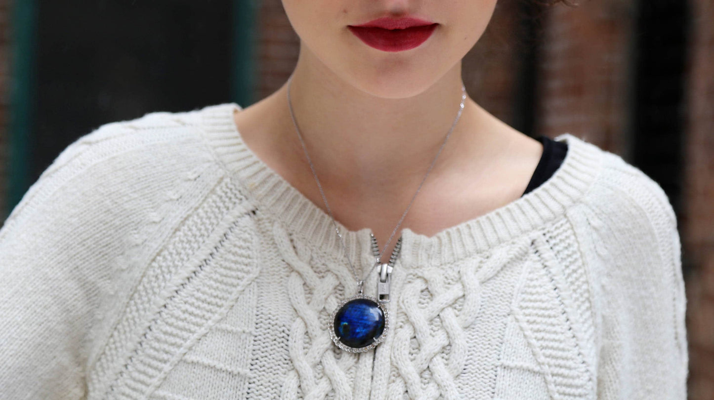 Large Labradorite Pendant