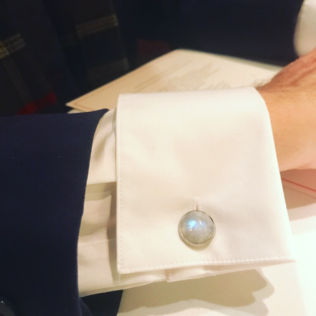 Rainbow Moonstoon Cufflinks