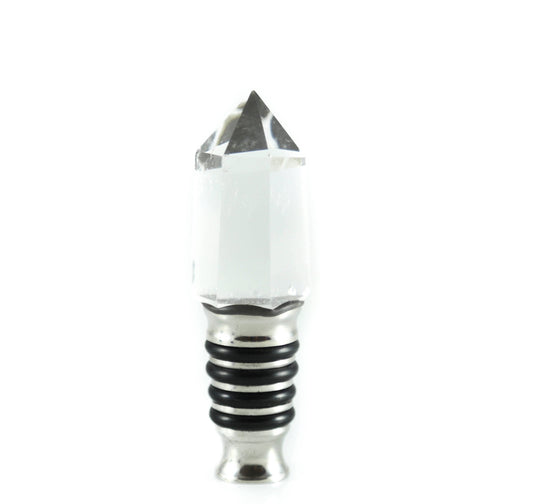 Clear Quartz Wine Stopper