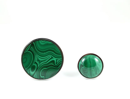 Large Malachite Knob