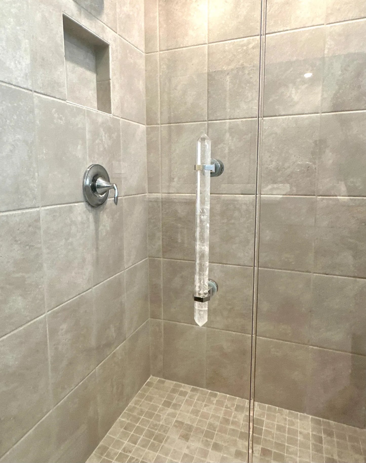 Crystal Handle for Glass Shower Door