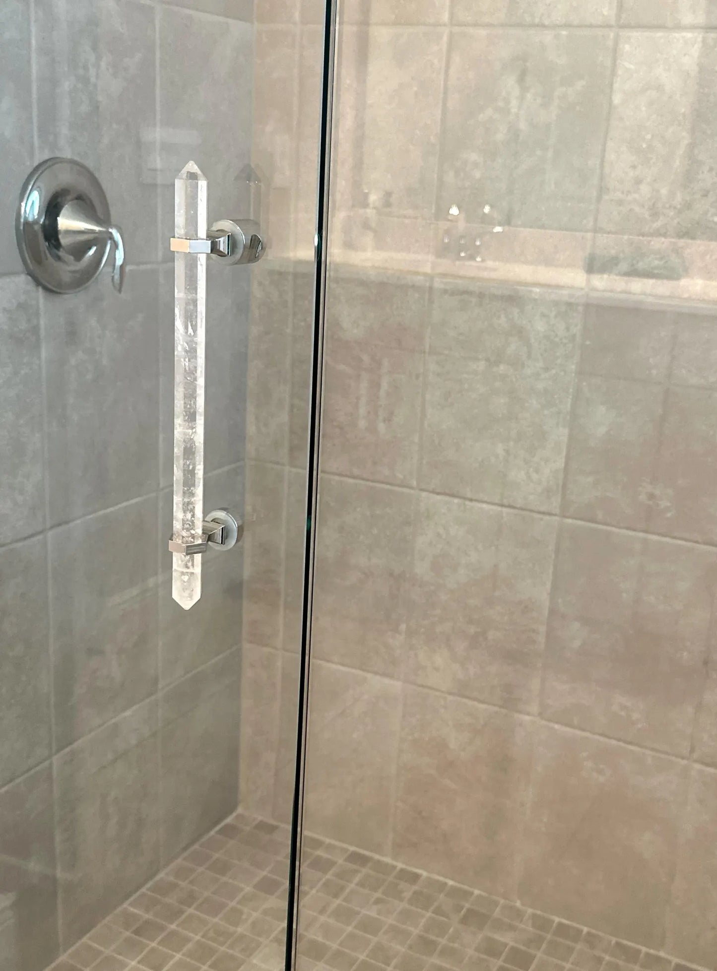 Crystal Handle for Glass Shower Door
