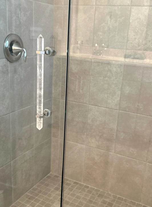 Crystal Handle for Glass Shower Door