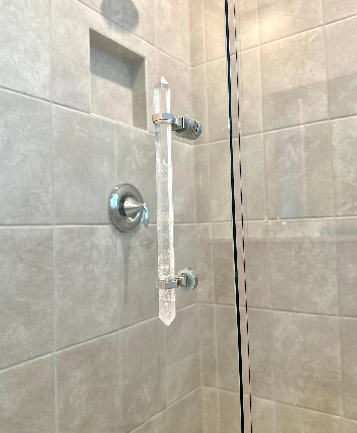 Crystal Handle for Glass Shower Door
