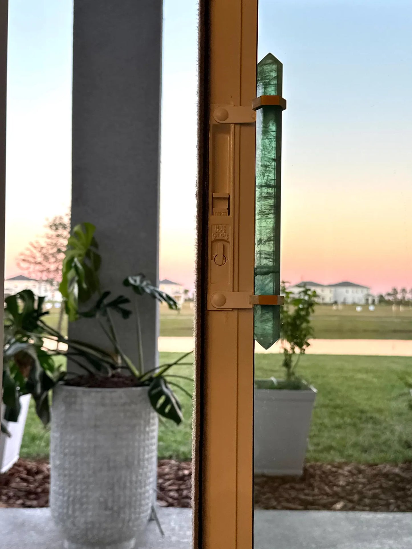 Crystal Handle for Sliding Glass Patio Door