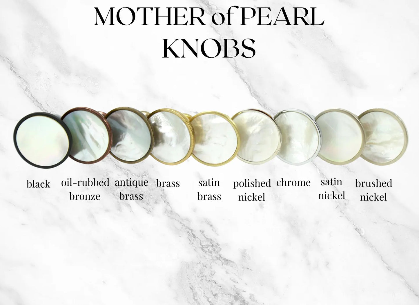 Mother of Pearl Knob