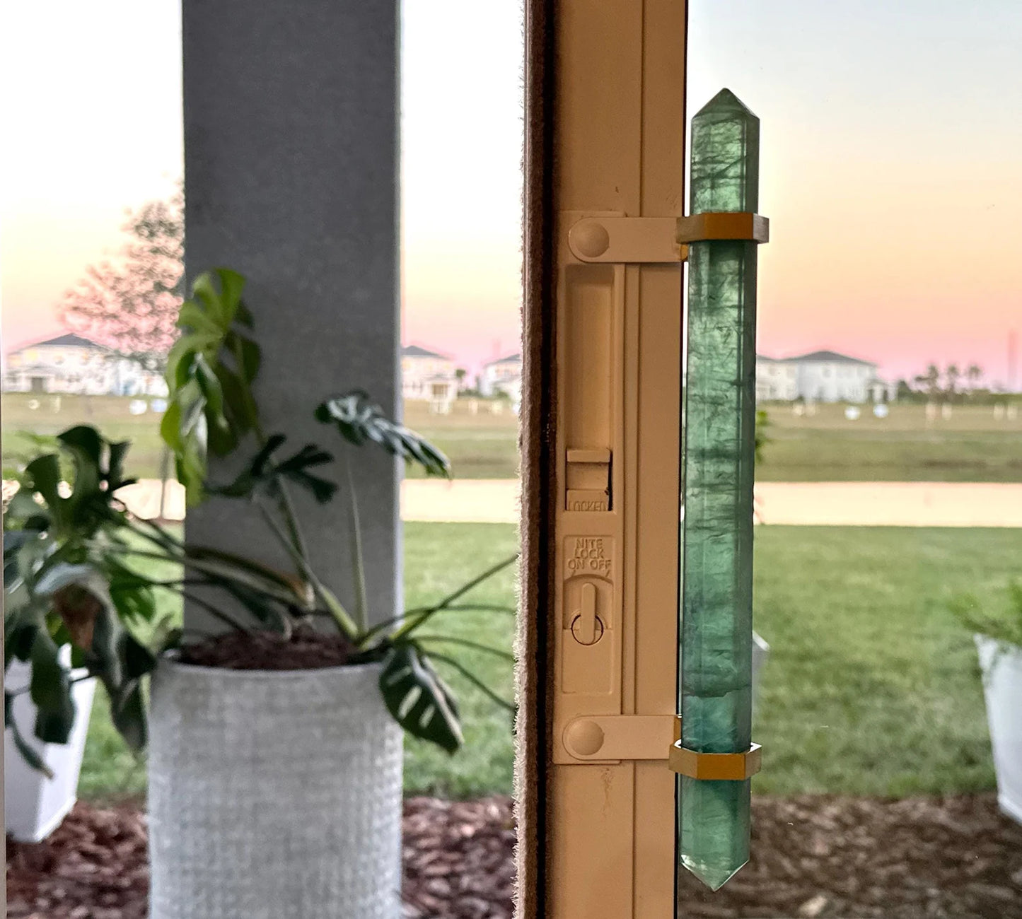 Crystal Handle for Sliding Glass Patio Door