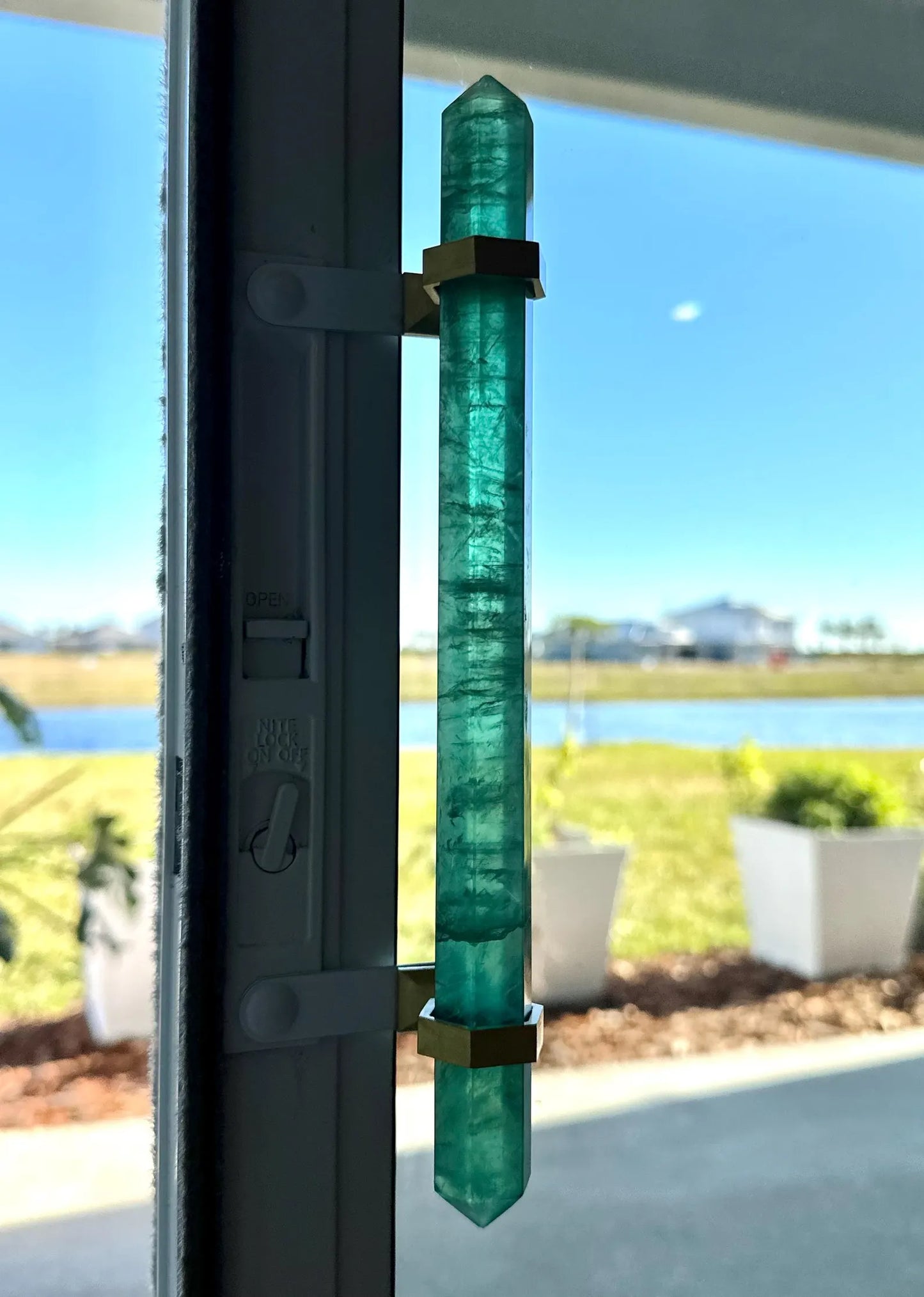 Crystal Handle for Sliding Glass Patio Door