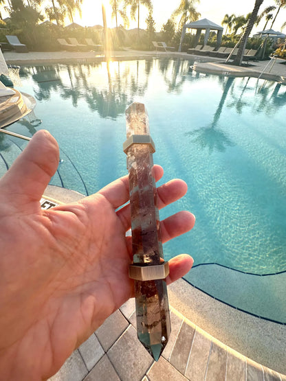 Smoky Quartz Handle