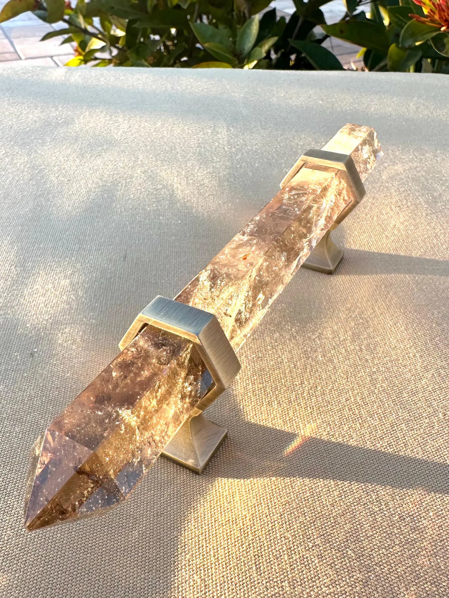 Smoky Quartz Handle