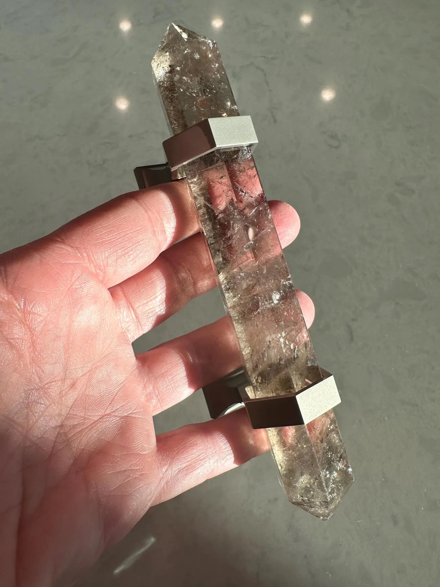 Smoky Quartz Handle