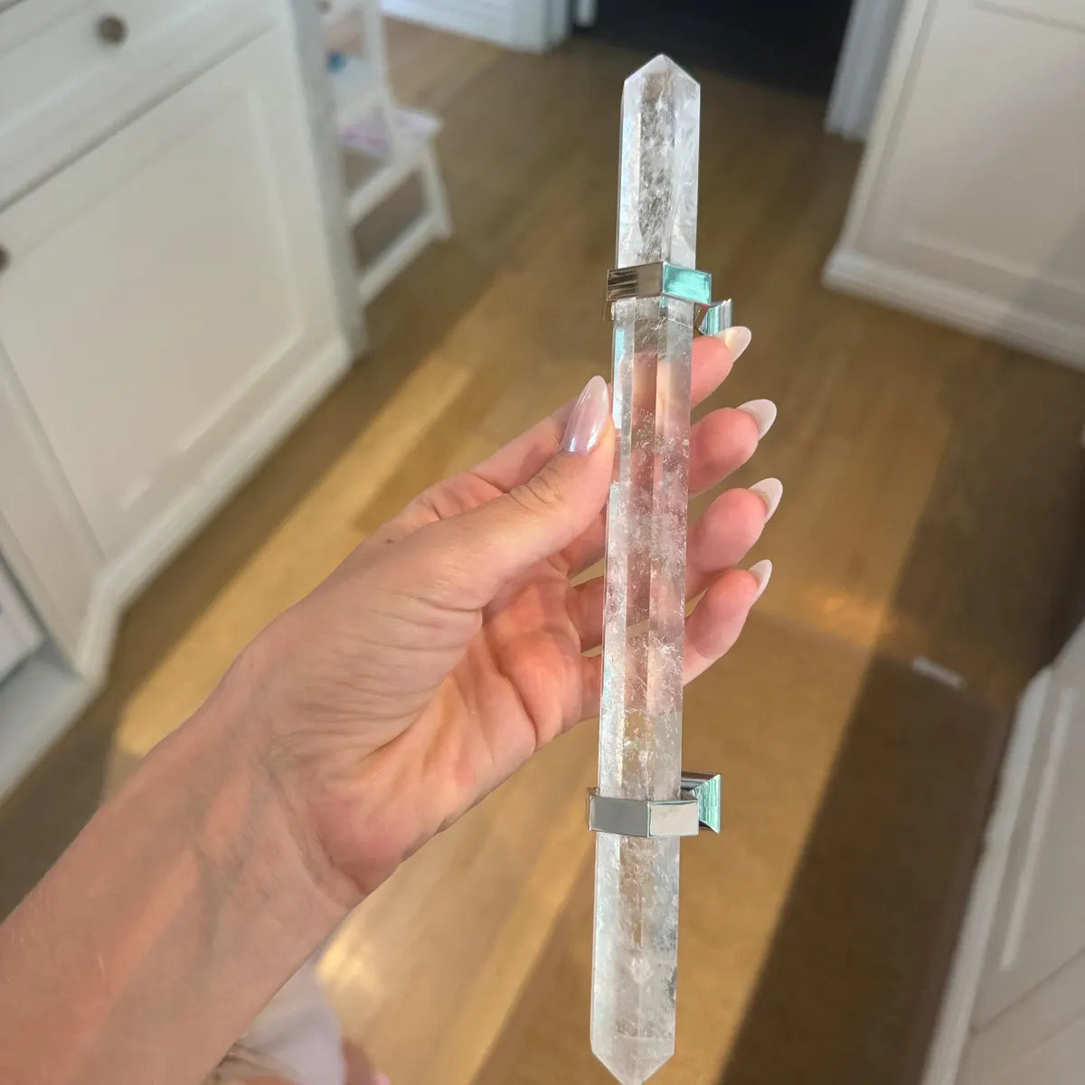 Crystal Handle for Glass Shower Door