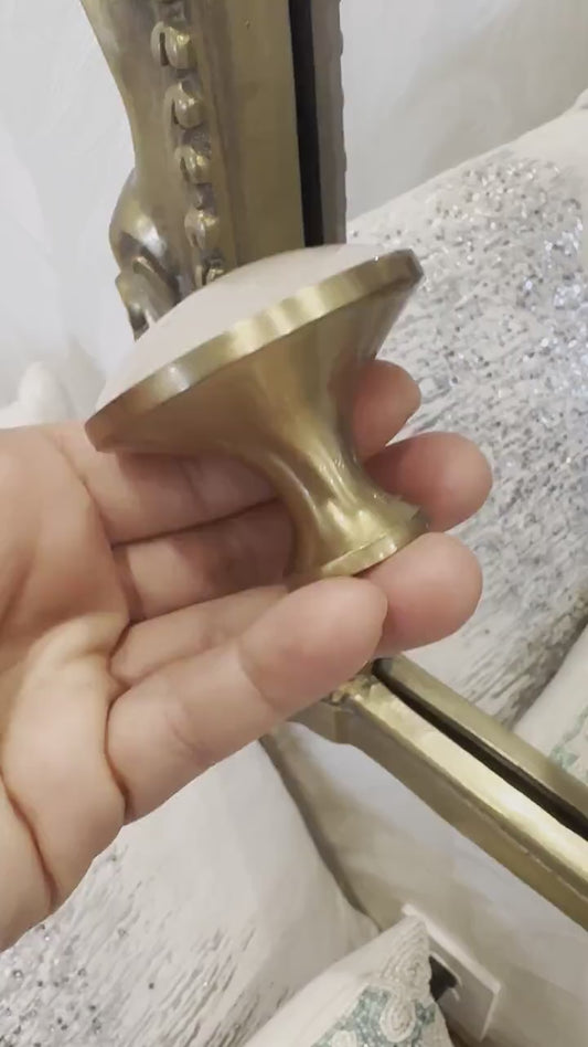 Large Clear Quartz Knob