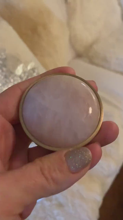Large Rose Quartz Knob