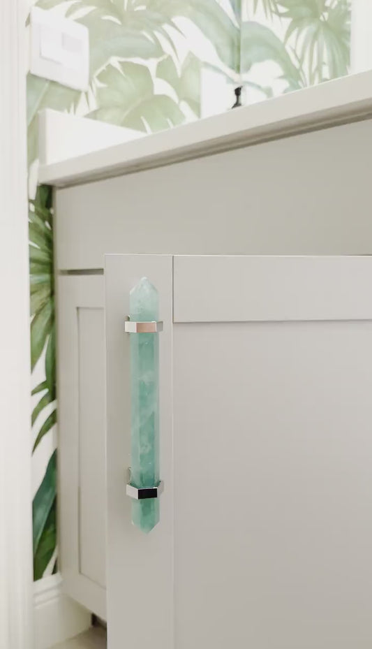 Green Fluorite Handle