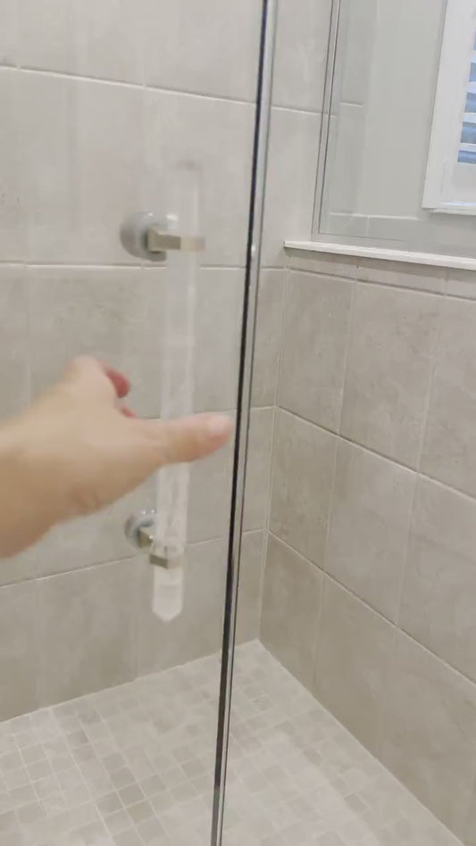 Crystal Handle for Glass Shower Door