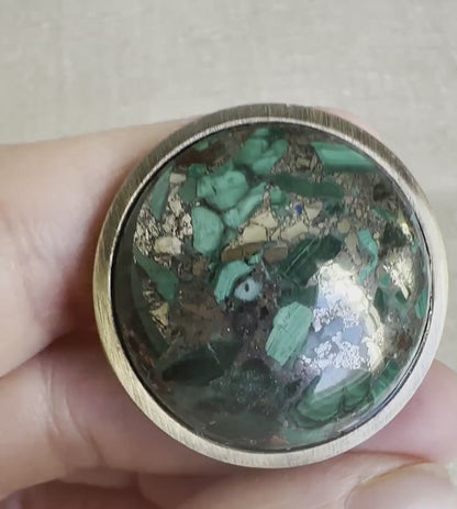 Million Dollar Malachite Knob